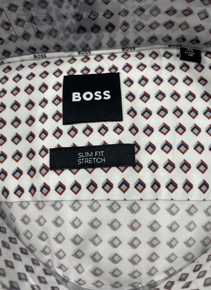 BOSS - Full sleeve stretch shirt - Slim Fit