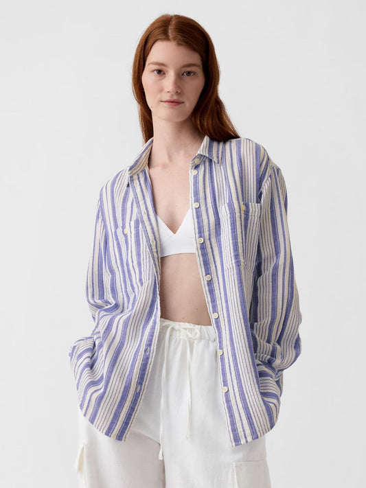 Gap - Crinkle Gauze Big Shirt