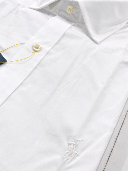 Polo Ralph Lauren - Slim Fit White Full Sleeve Shirt