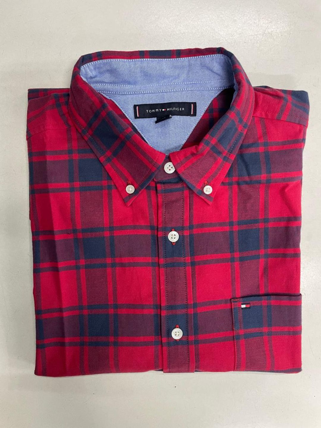 Tommy Hilfiger - Red Checks Full Sleeve Shirt