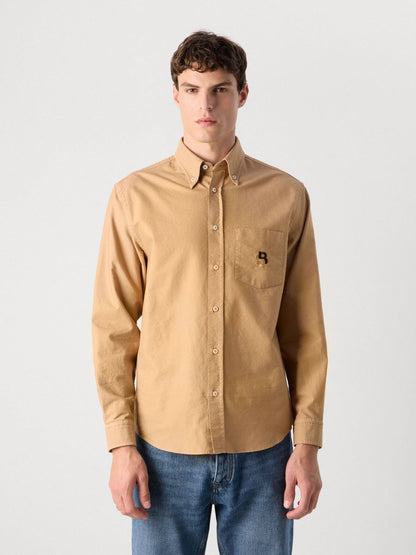 BOSS Shirt - medium beige