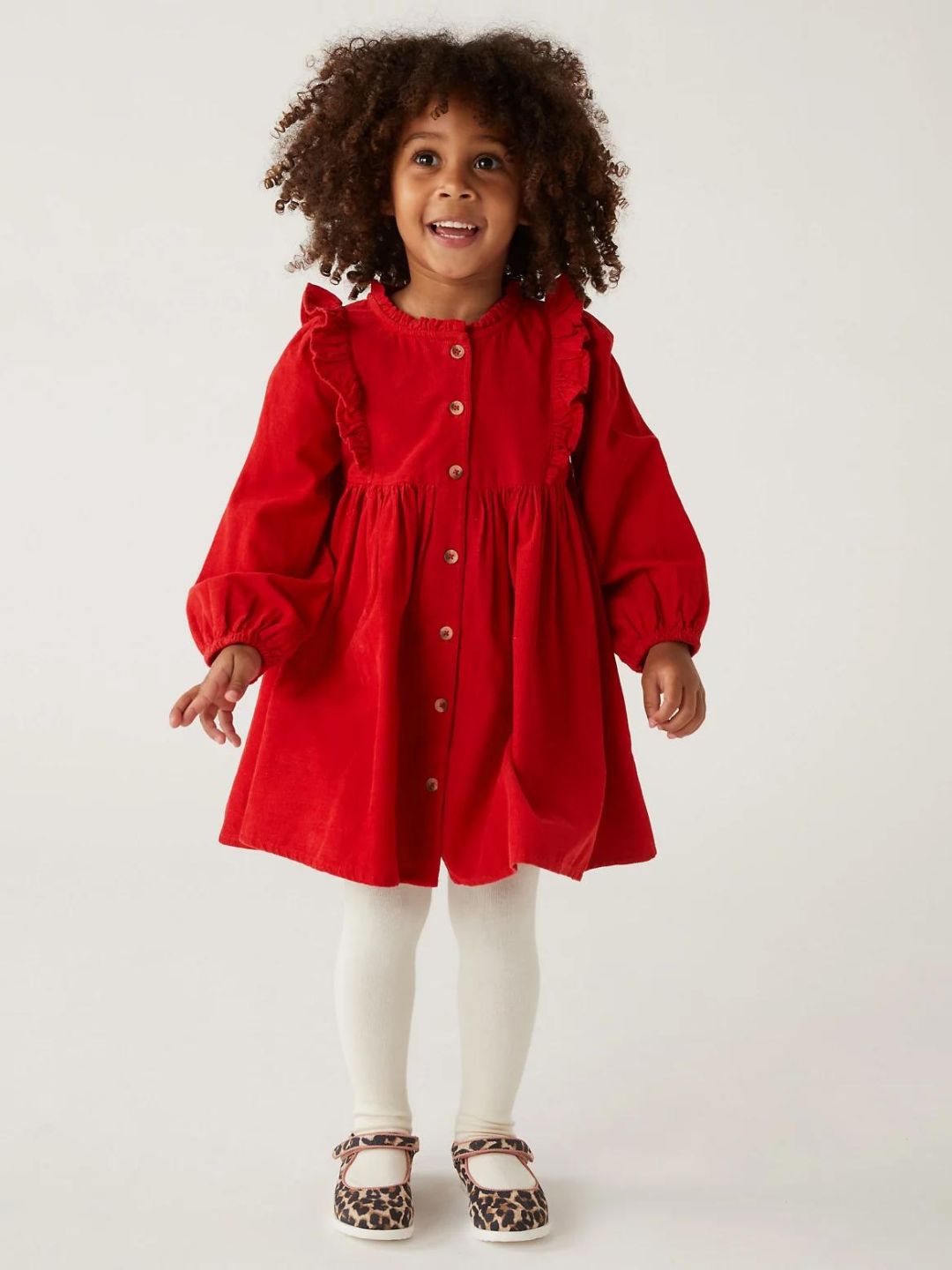 Marks & Spencer - Red Corduroy Dress