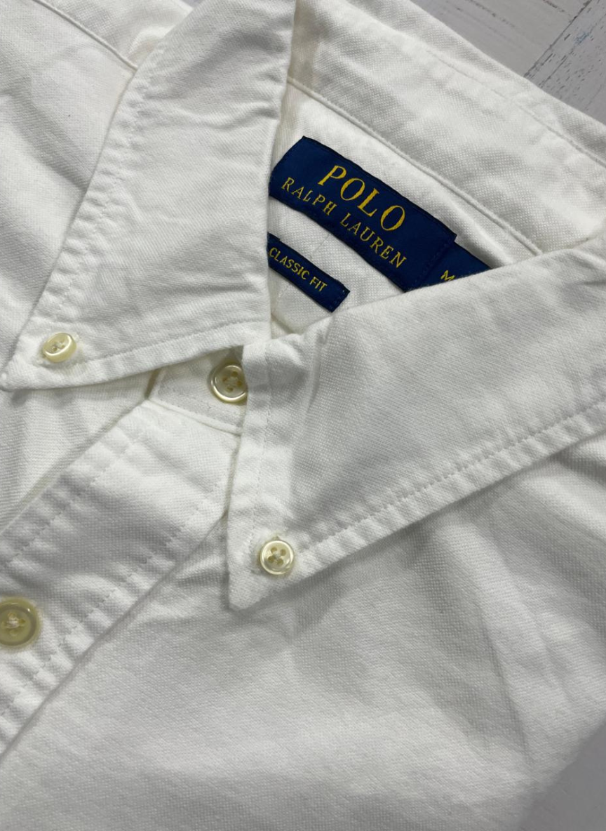 Polo Ralph Lauren - GARMENT DYED OXFORD SHIRT - White