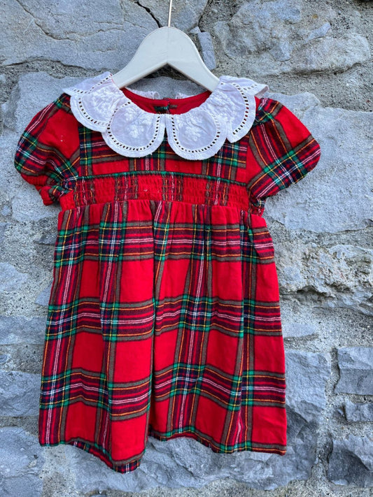 TU - Red Tartan Flannel Dress