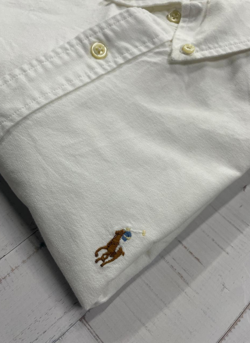 Polo Ralph Lauren - GARMENT DYED OXFORD SHIRT - White