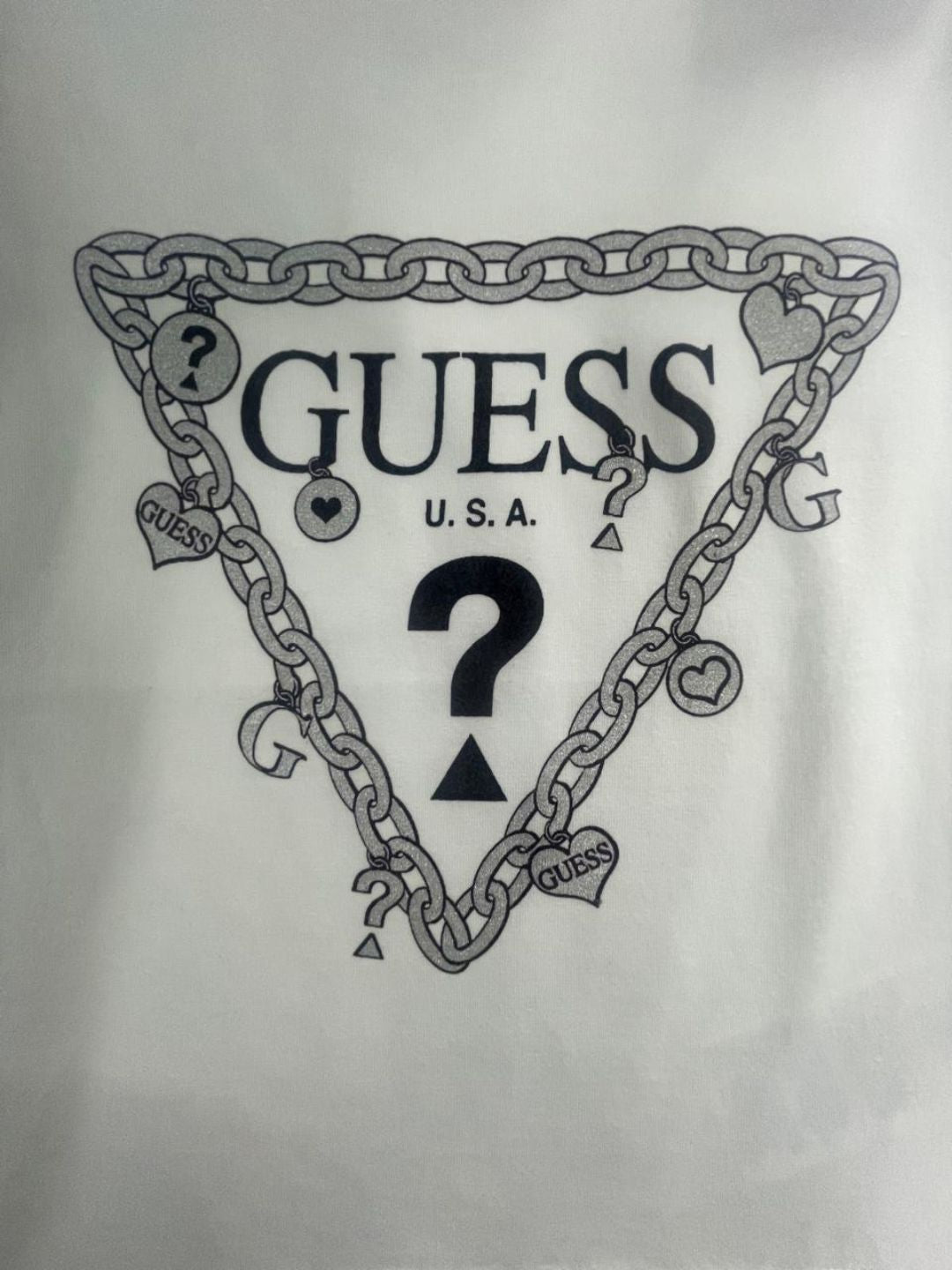 Guess - Girls T-Shirts - Blue - White - Cream