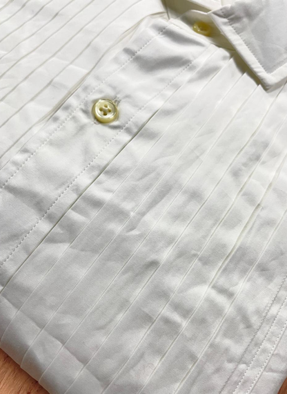 Polo Ralph Lauren - Full sleeve white Tuxedo custom fit shirt