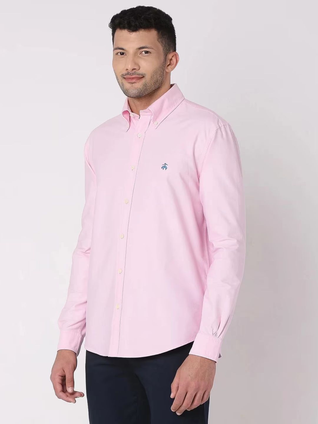 Brooks Brothers - Regular Fitted Oxford Solid Sports Shirt