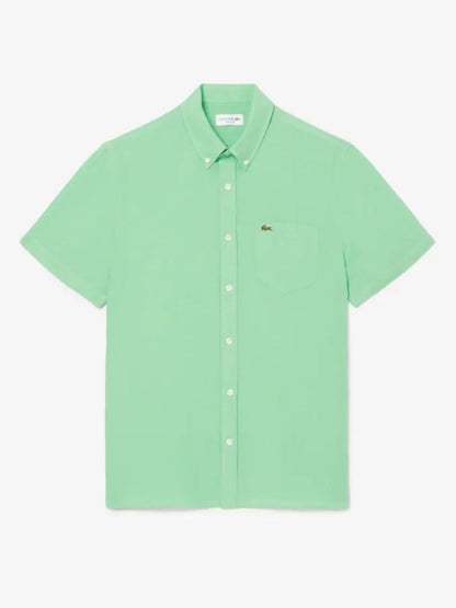 Lacoste - Regular Fit Short Sleeved Linen Shirt