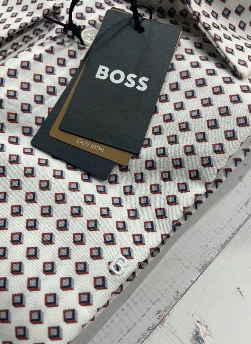 BOSS - Full sleeve stretch shirt - Slim Fit