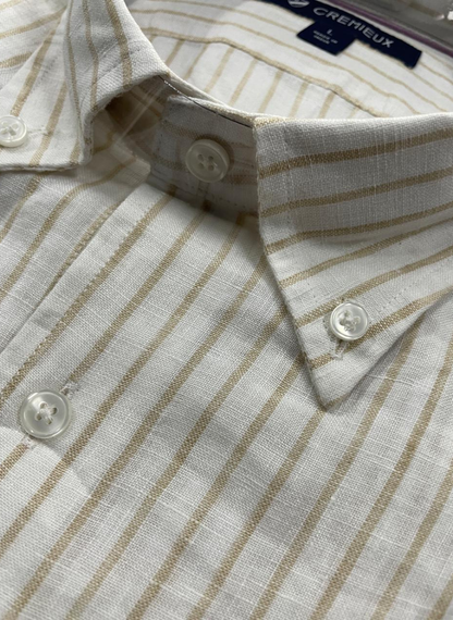 CREMIEUX - Full sleeve linen shirts