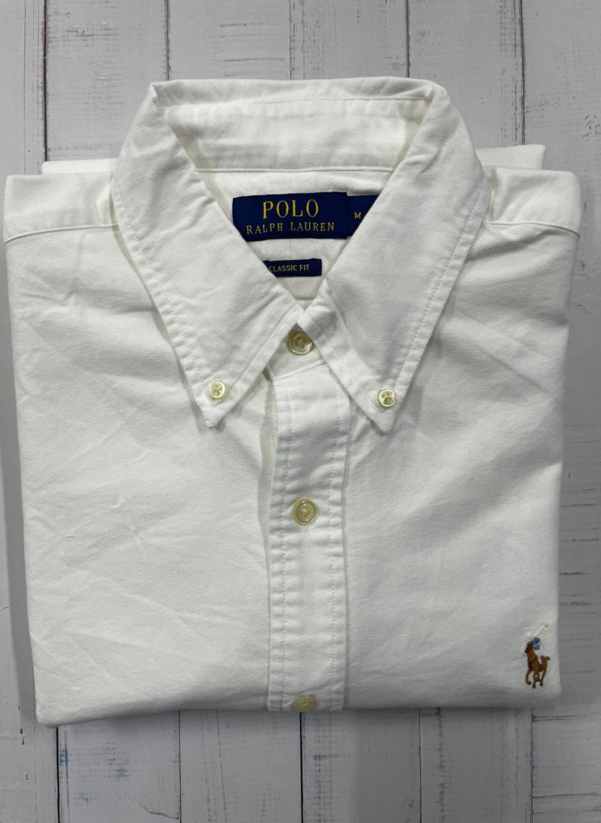 Polo Ralph Lauren - GARMENT DYED OXFORD SHIRT - White