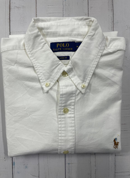 Polo Ralph Lauren - GARMENT DYED OXFORD SHIRT - White