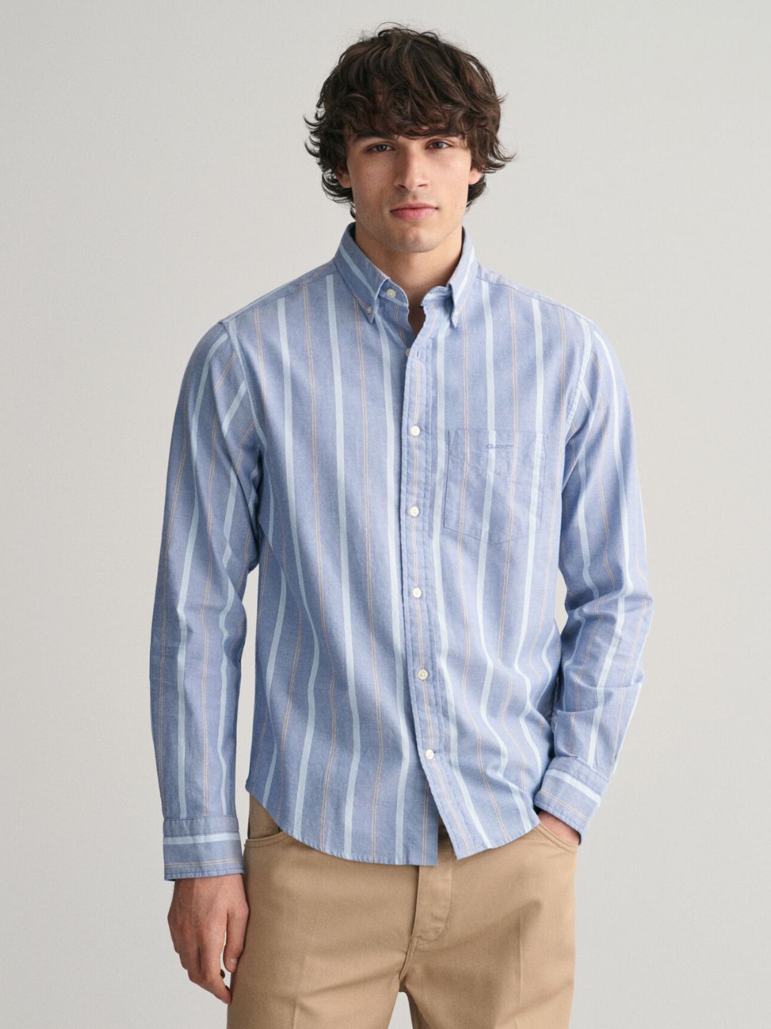 GANT - Regular Fit Striped Archive Oxford Shirt