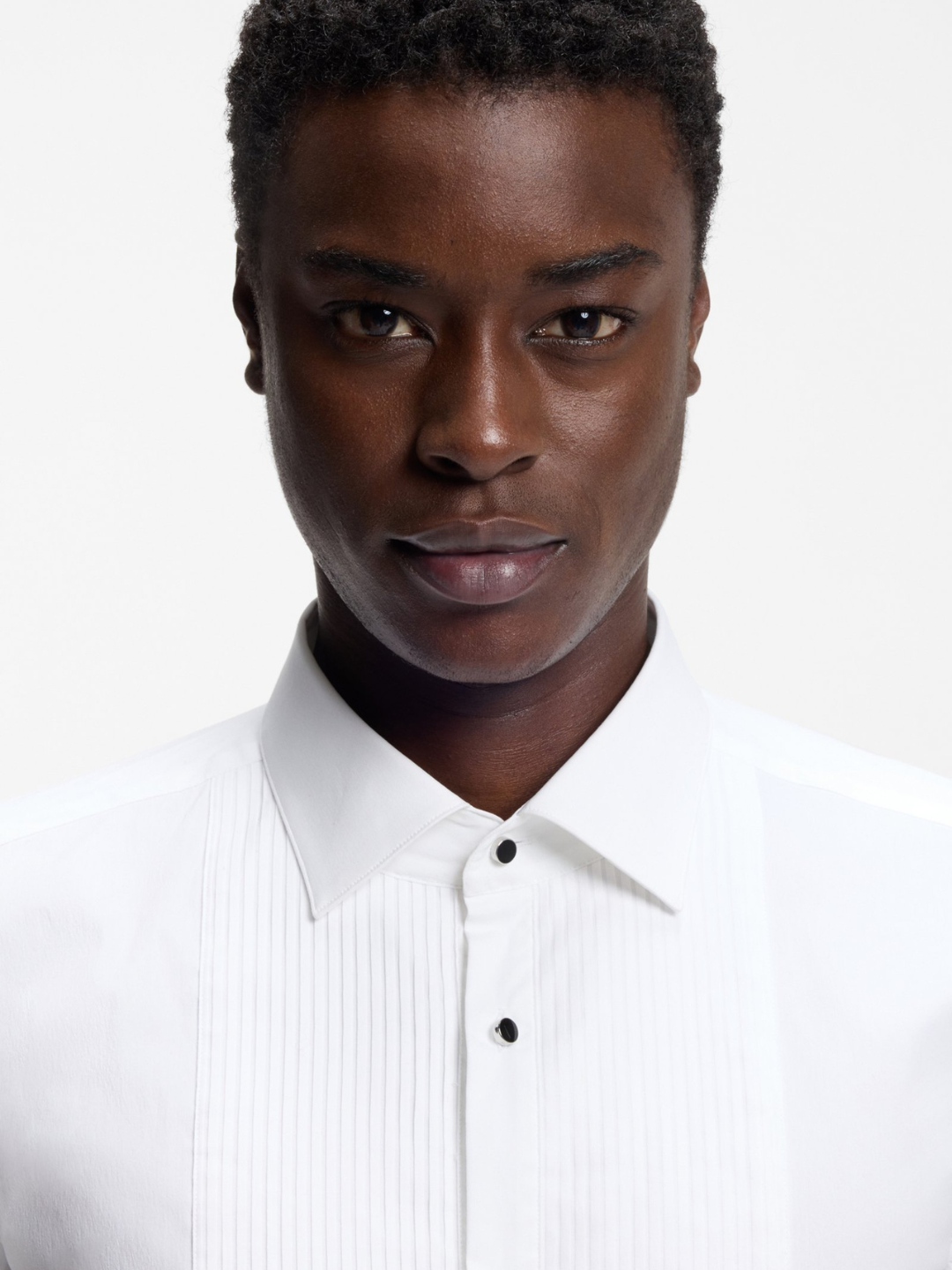 Hugo - Slim-fit evening shirt in cotton-blend stretch poplin