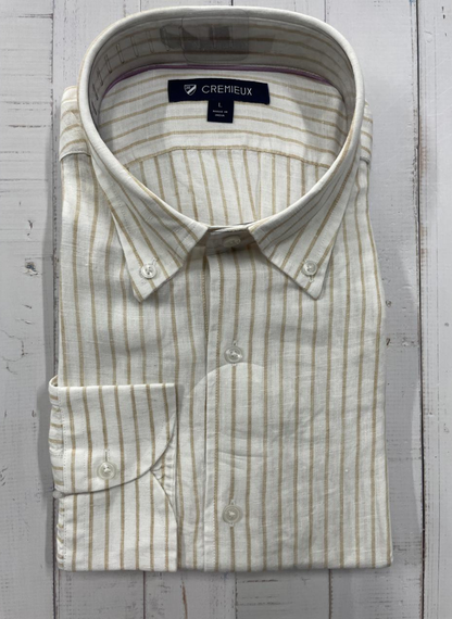 CREMIEUX - Full sleeve linen shirts