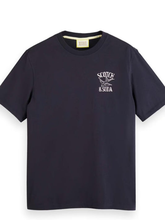 Scotch & Soda - Deep Sea Regular Fit T-Shirt