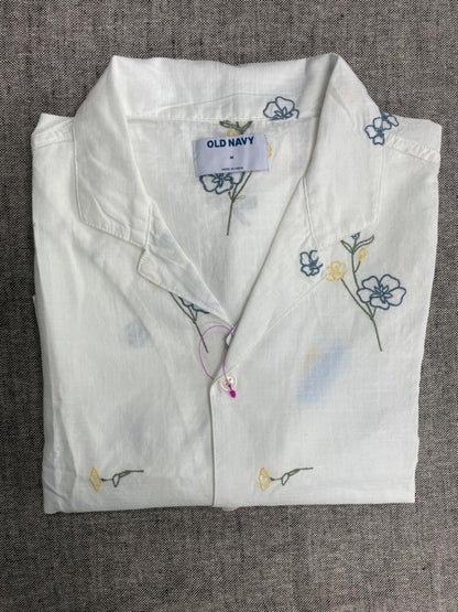 Old Navy - Embroidered Half Sleeve Shirts