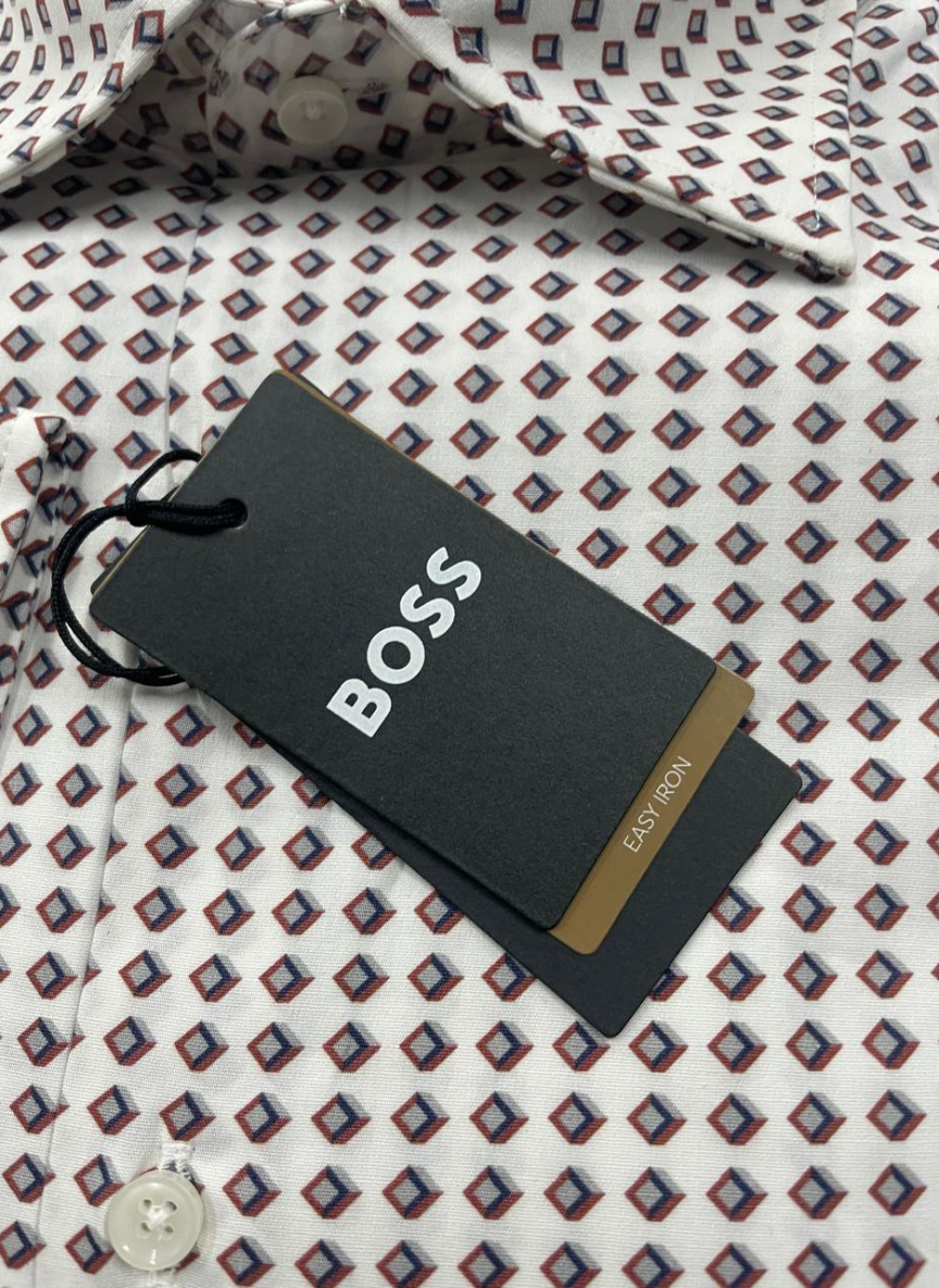 BOSS - Full sleeve stretch shirt - Slim Fit