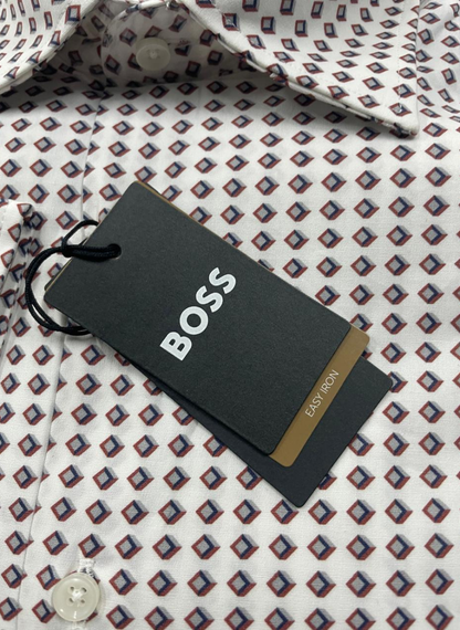 BOSS - Full sleeve stretch shirt - Slim Fit