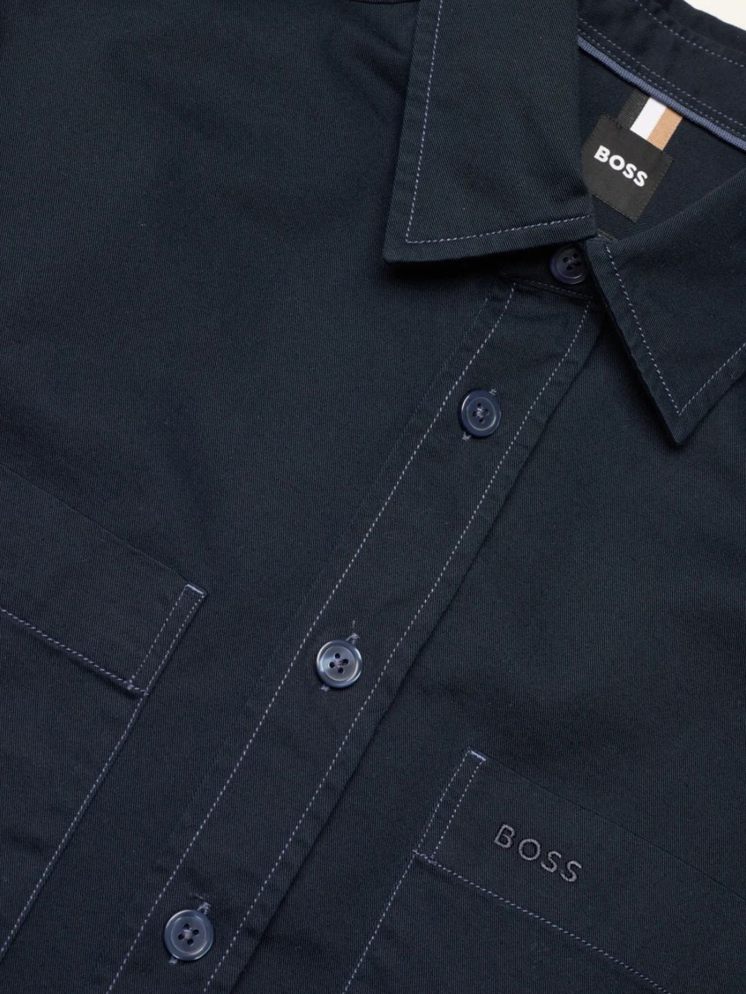 BOSS -Relaxed-fit shirt in cotton twill