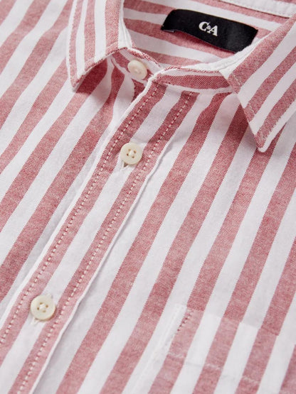 C&A - Shirt - regular fit - Kent collar - striped