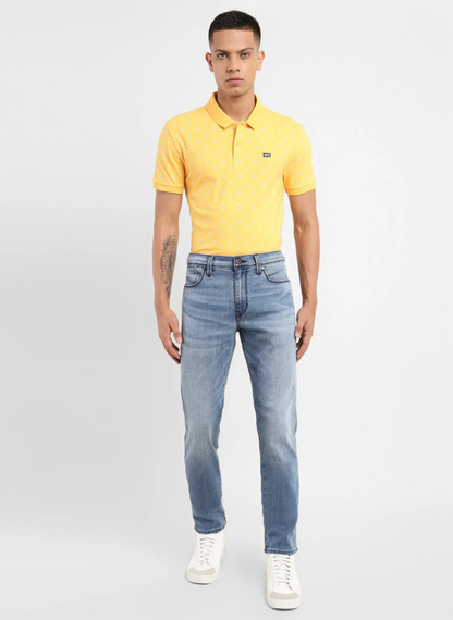 LEVIS - Men's 511 Blue Slim Fit Mid Rise Jeans