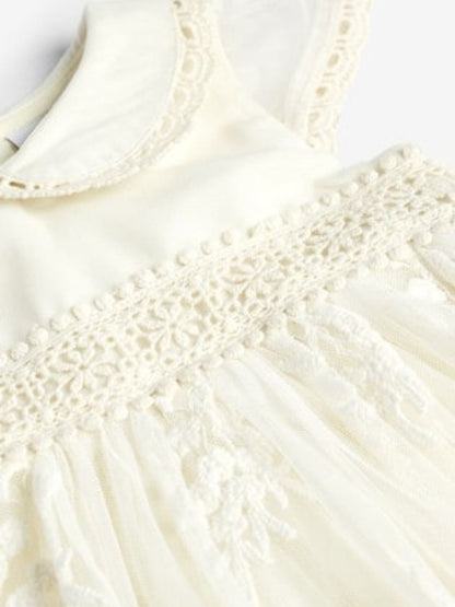 Next - White Christening Baby Dress