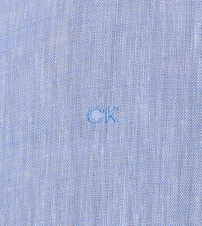 Calvin Klein - Solid Slim Fit Linen Shirt