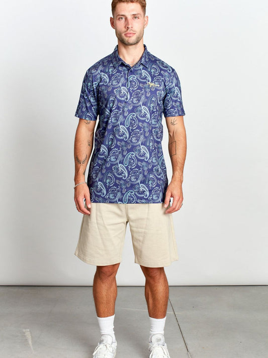 Chip & Pin - Paisley Park Polo - Navy