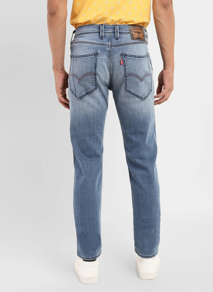 LEVIS - Men's 511 Blue Slim Fit Mid Rise Jeans