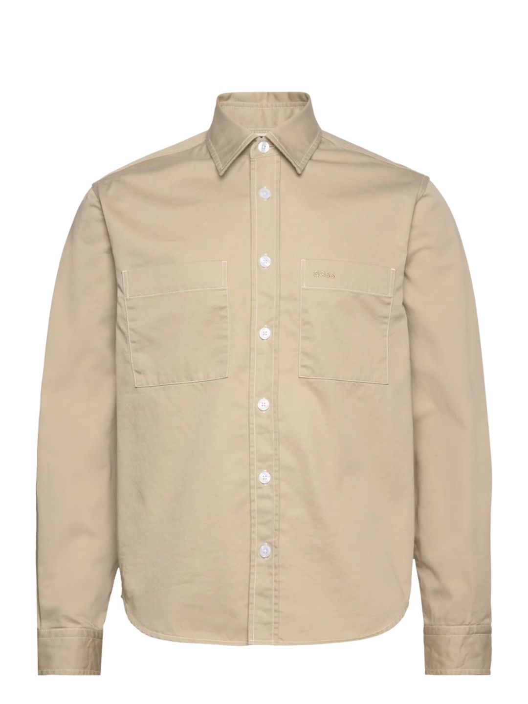 BOSS -Relaxed-fit shirt in cotton twill