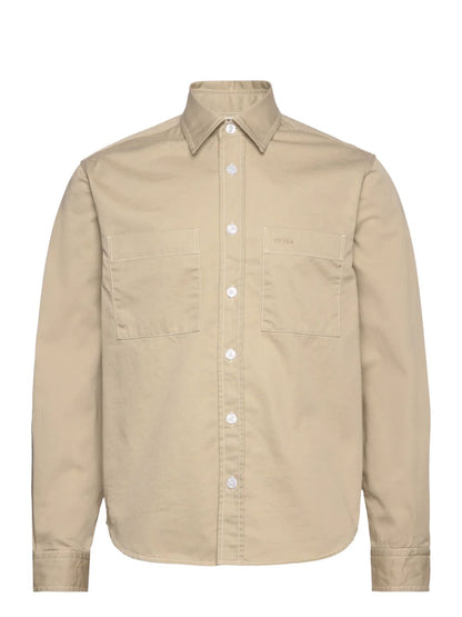 BOSS -Relaxed-fit shirt in cotton twill
