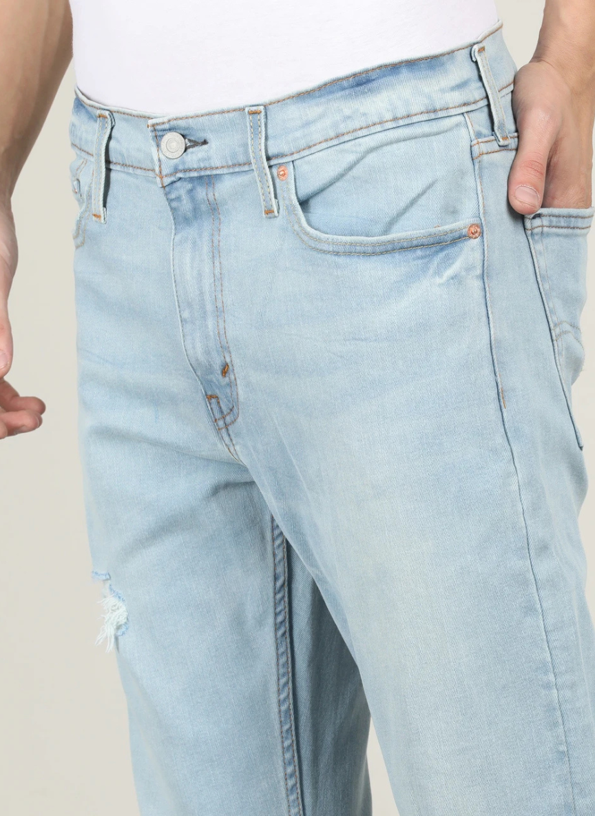 Levis - Men's 513 Slim Low Rise Blue Jeans