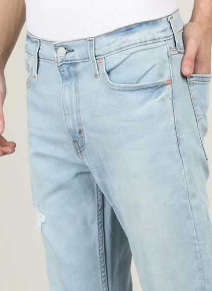 Levis - Men's 513 Slim Low Rise Blue Jeans
