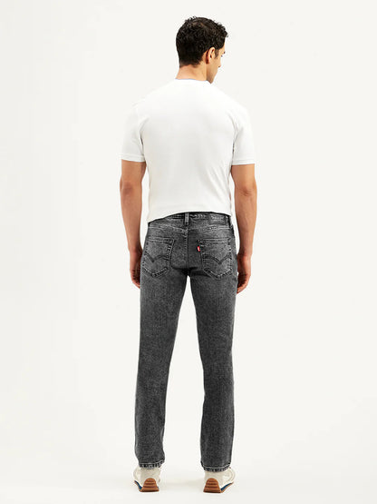 Levis - Men's 511 Grey Slim Fit Mid Rise Jeans