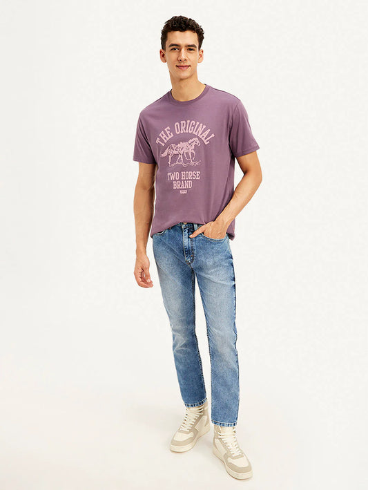 Levis - Men's 511 Blue Slim Fit Mid Rise Jeans