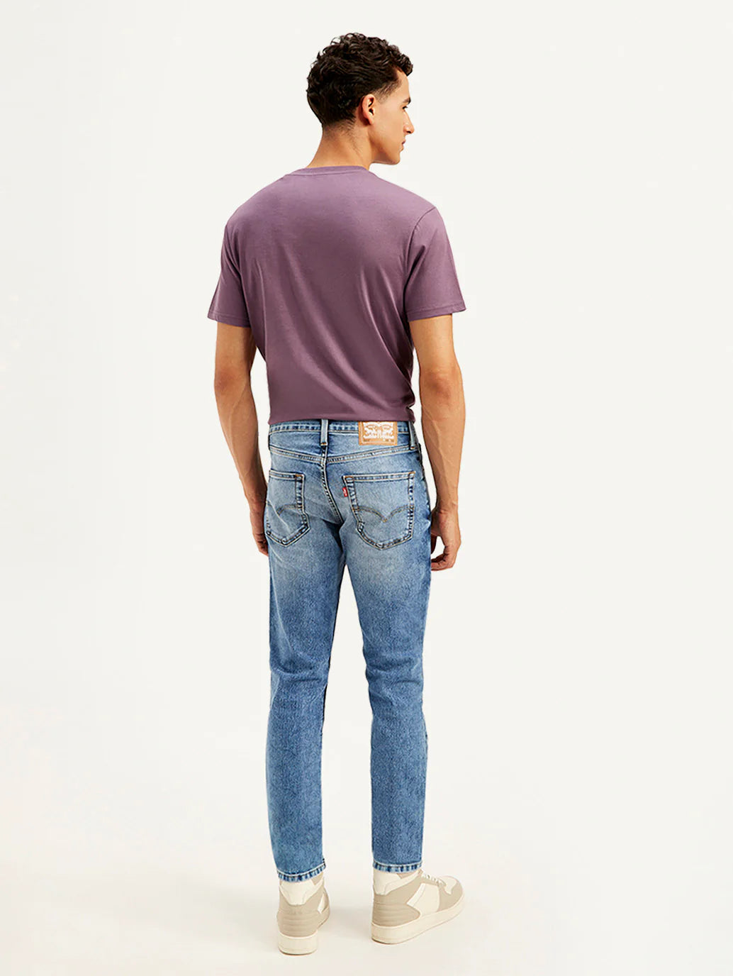 Levis - Men's 511 Blue Slim Fit Mid Rise Jeans