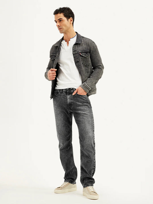Levis - Men's 541 Grey Athletic Tapered Fit Mid Rise Jeans