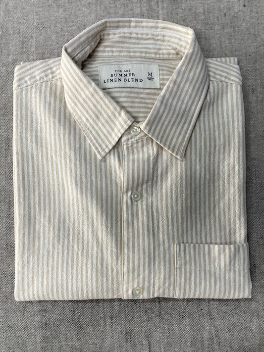 Abercrombie & Fitch - Summer Linen Blend Full Sleeve Shirt