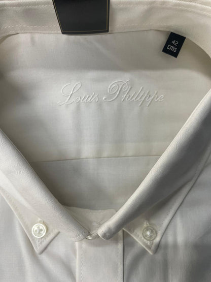 Louis philippe - Full Sleeve Classic Fit Shirt Off White Colour