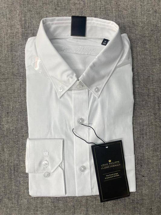 Louis philippe - Full Sleeve Classic Fit Shirt White Colour