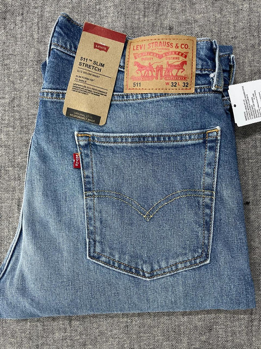 Levis - Men's 511 Slim Fit Jeans - Length 32
