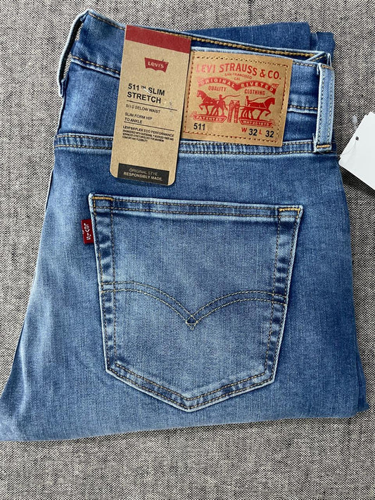 Levis - Men's 511 Slim Fit Jeans - Length 32