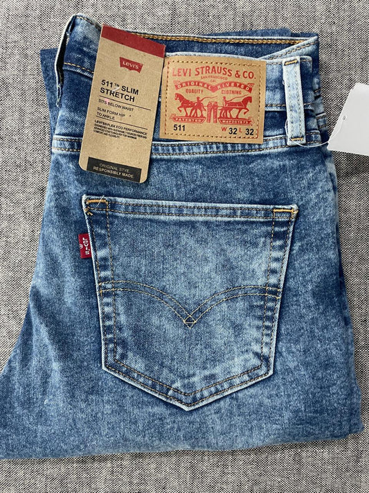 Levis - Men's 511 Slim Fit Jeans - Length 32
