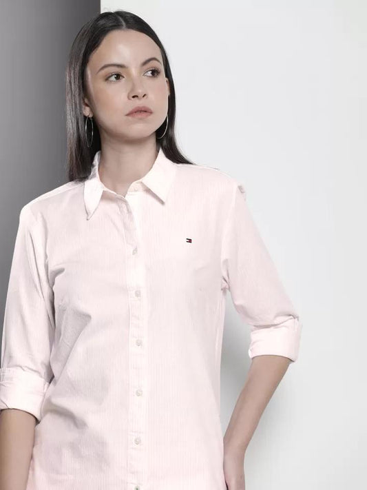 Tommy Hilfiger - Classic Fit Striped Casual Shirt