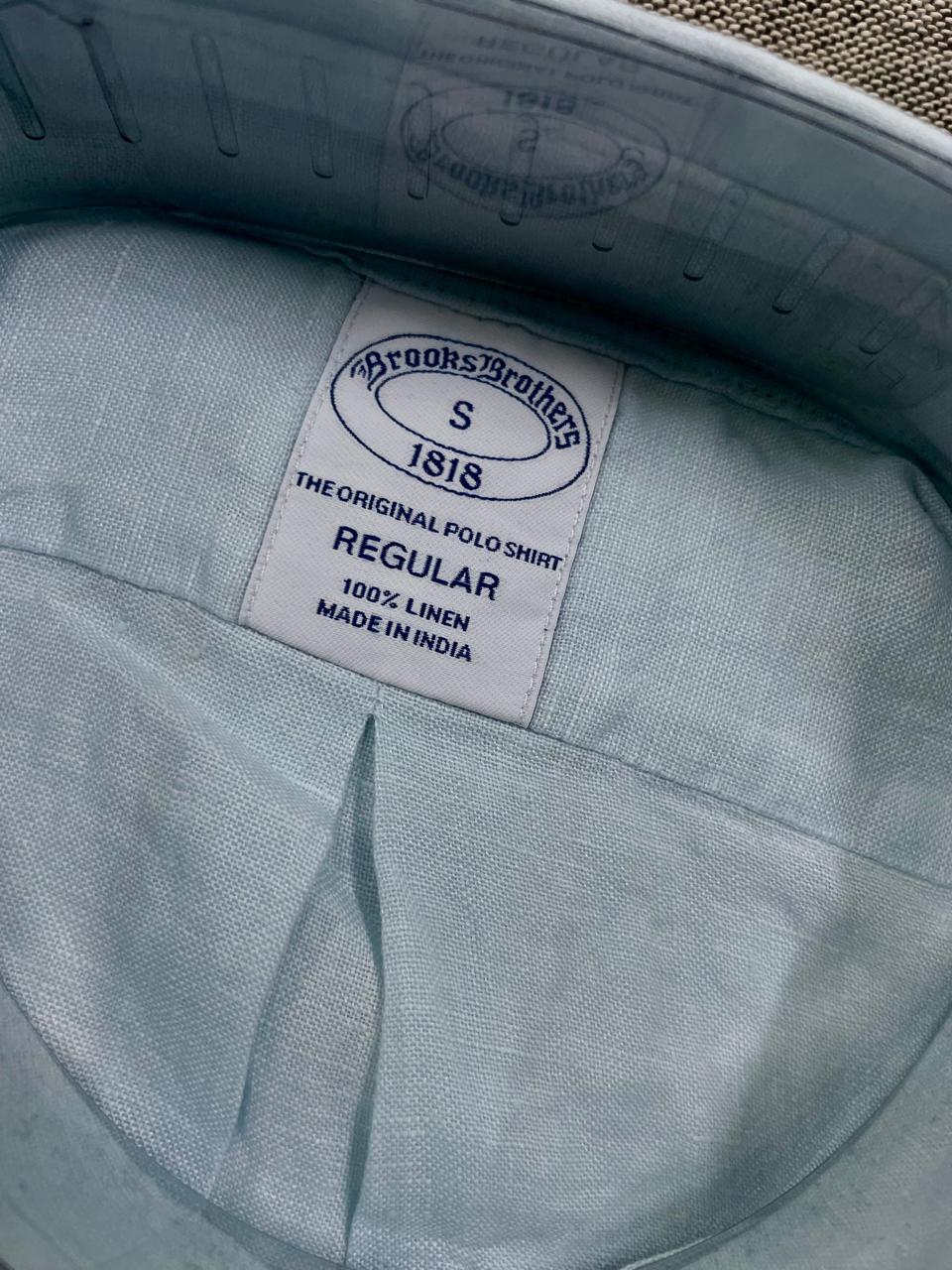 Brooks Brothers - Regular Fitted Linen Shirt - Half sleeves