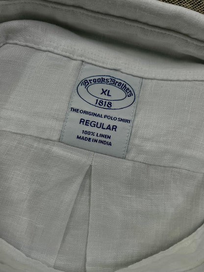 Brooks Brothers - Regular Fitted Linen Shirt - Half sleeves