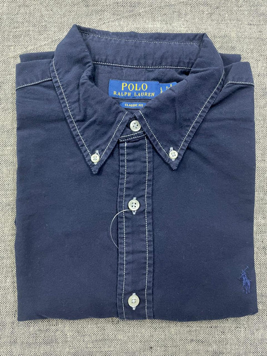 Polo Ralph Lauren - Garment Dyed - Blue with white stiches