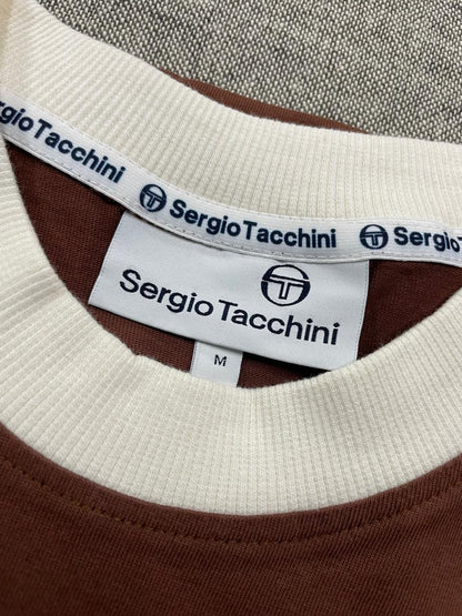 Sergio Tacchini - Retro T Shirt Choc / Cream